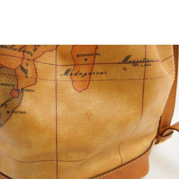 Prima Classe Map Pattern Drawstring Shoulder Bag - Picture 8 of 10